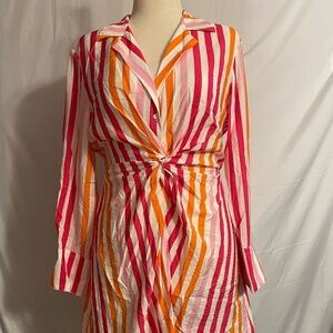 NWT Medium H & M Shirt Style Pull On Dress